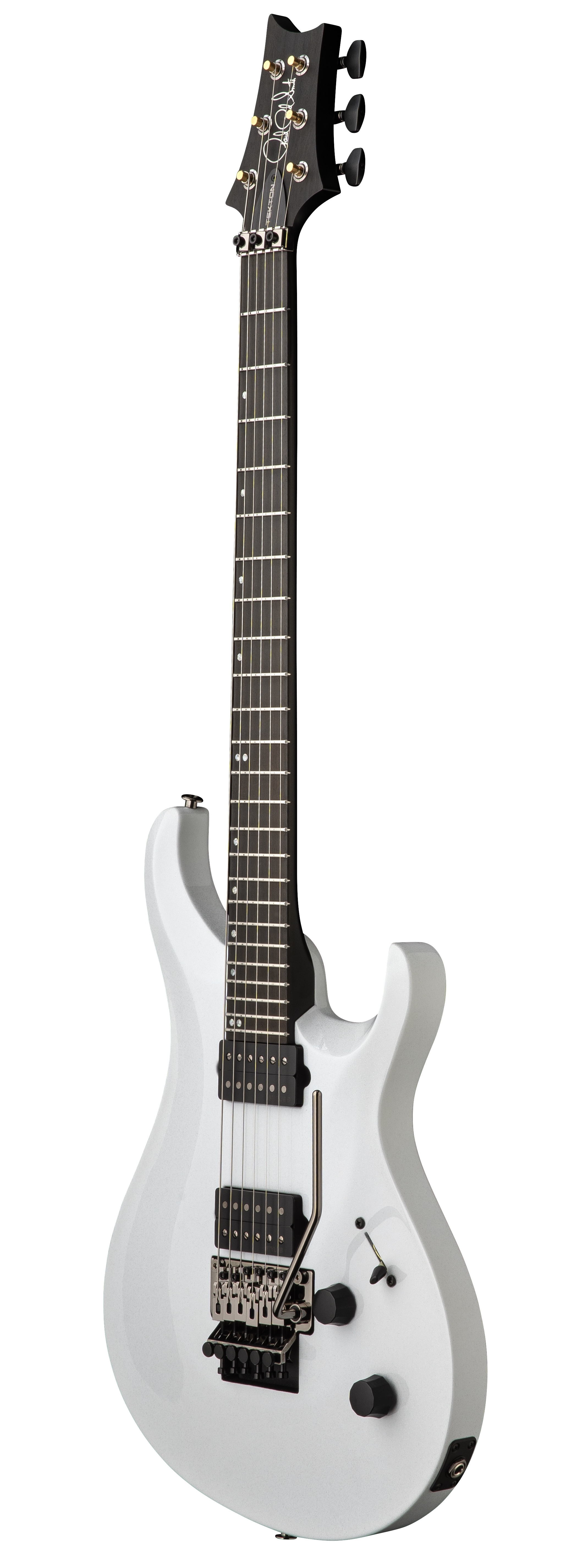Tekton Floyd Black Satin Neck -  White Holoflake